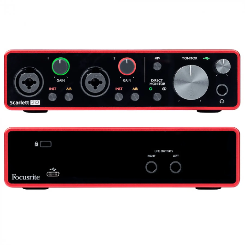 Конвертор Focusrite Scarlett 2i2 2x2 USB Audio Interface (3rd Generation)