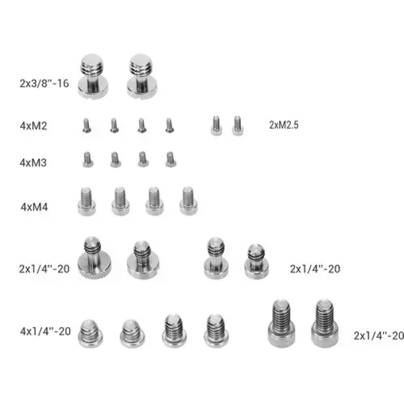 Набор винтов SmallRig Screw Set для наккамерных аксессуаров (AAK2326)