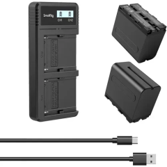 Зарядное устройство SmallRig + 2 аккумулятора NP-F970 (3823)