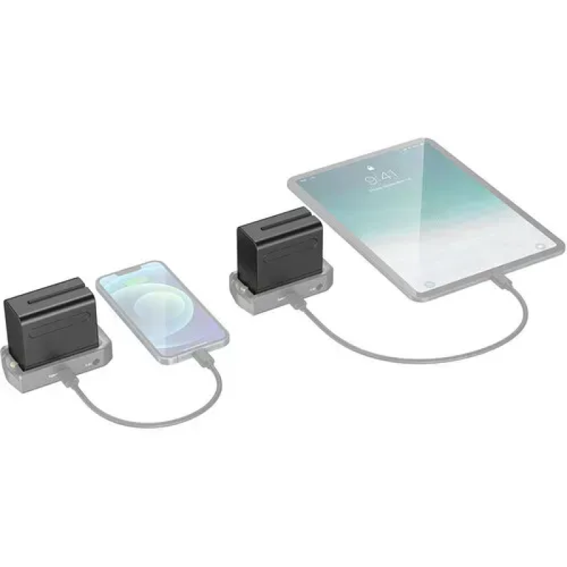 Зарядний пристрій SmallRig + 2 акумулятори NP-F970 (3823)