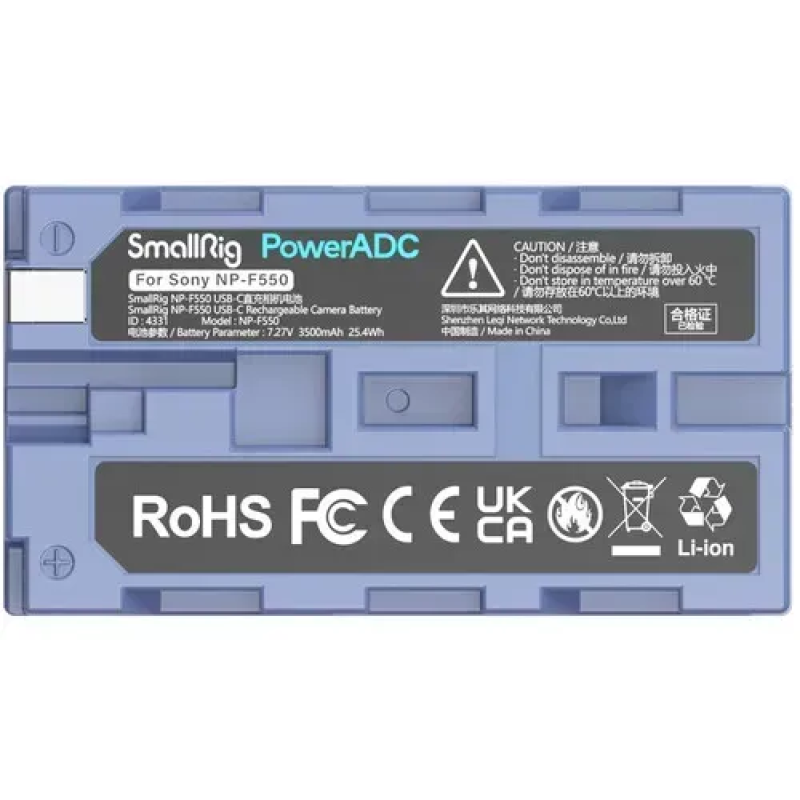 Акумулятор SmallRig для Sony NP-F550 (4331)