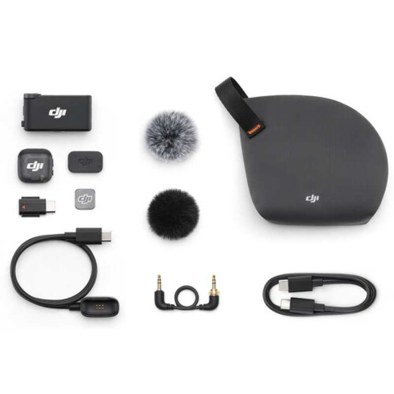 Бездротова мікрофонна система DJI Mic 3 (на 1 персону) (3,5 мм, USB-C)
