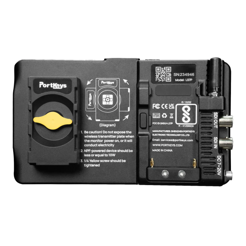 Накамерний монітор PORTKEYS LS7P (7") (LS7P)