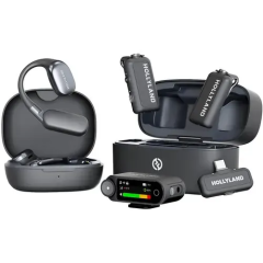 Беспроводные микрофоны Hollyland LARK MAX 2 Ultimate Combo (на 2 персоны + 2 наушника) (3.5 мм, USB-C)
