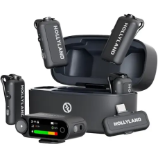 Беспроводные микрофоны Hollyland LARK MAX 2 Combo (на 4 персоны) (3.5 мм, USB‑C)