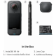 Панорамна екшн-камера Insta360 X4 Air Starter Bundle 360° 8K (Black) (CINSAAFA-SE03)