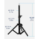 Стійка студійна Aluminum Tripod Stand 30-50 см (до 3 кг)