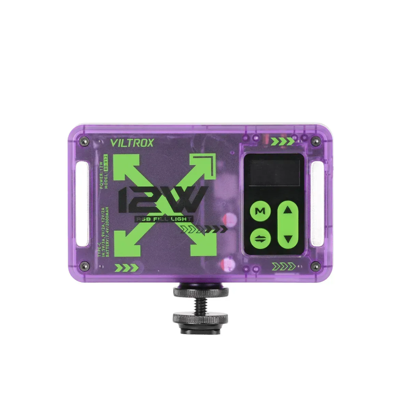 LED-панель Viltrox RB-V12 Magnetic Portable RGB LED Light (фіолетовий)