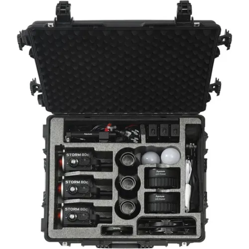 Кейс Aputure STORM 80c 3-Light Kit Rolling Hard Case