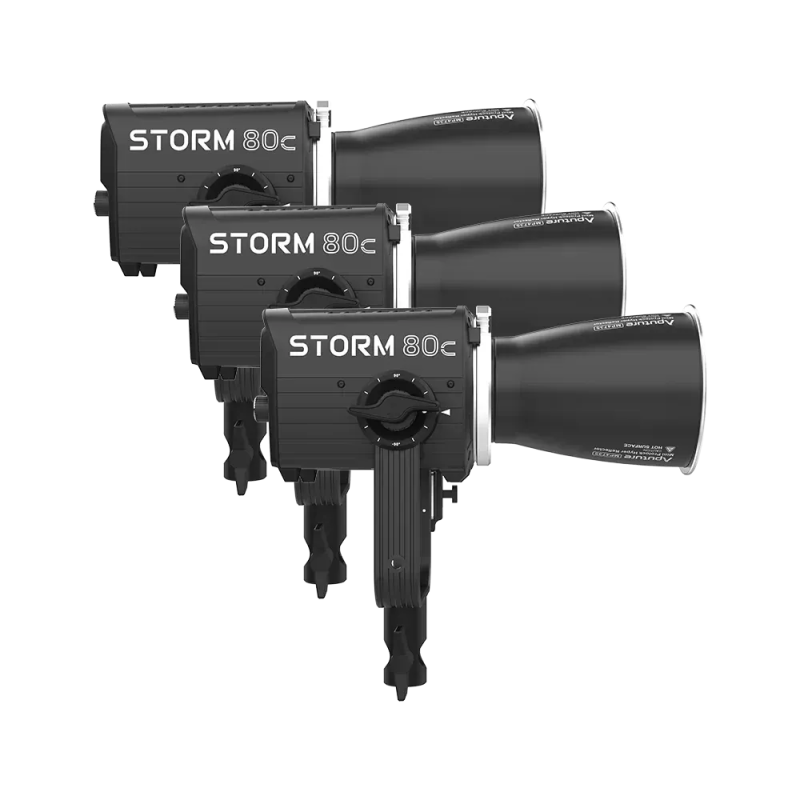 LED прожектор Aputure STORM 80c 3-Light Kit（EU）