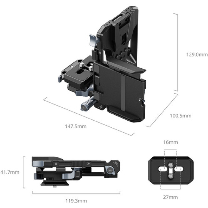 Кріплення для акумулятора SmallRig V-Mount Battery Mount Plate Kit Version3