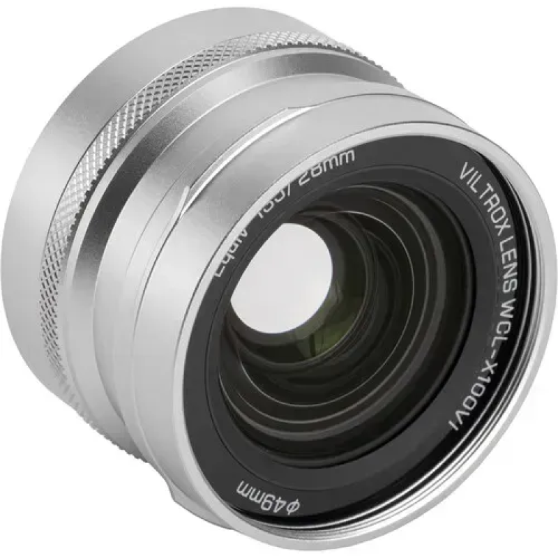 Ширококутний конверсійний об’єктив Viltrox WCL-X100VI (для Fujifilm X100) (Silver)