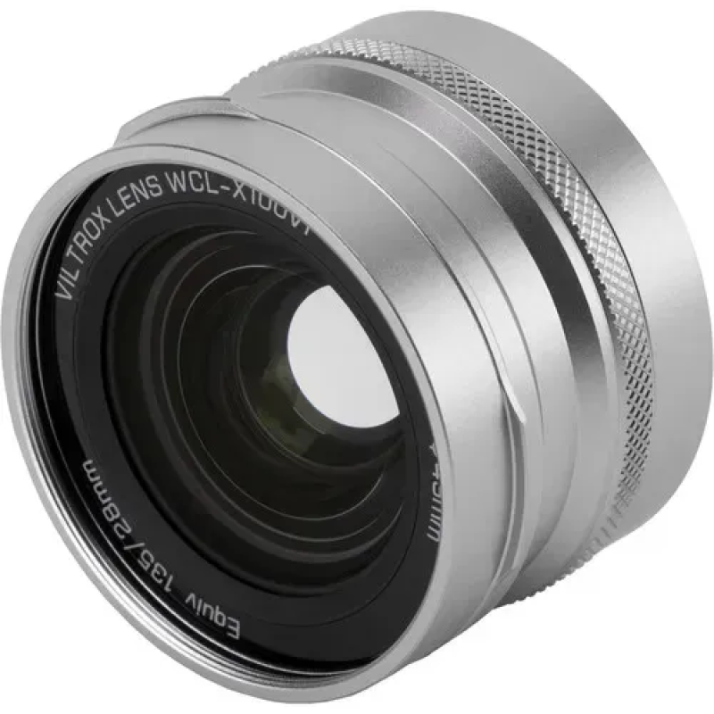 Ширококутний конверсійний об’єктив Viltrox WCL-X100VI (для Fujifilm X100) (Silver)