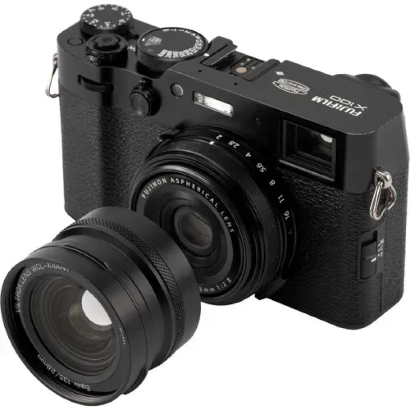 Ширококутний конверсійний об’єктив Viltrox WCL-X100VI (для Fujifilm X100)(Black)