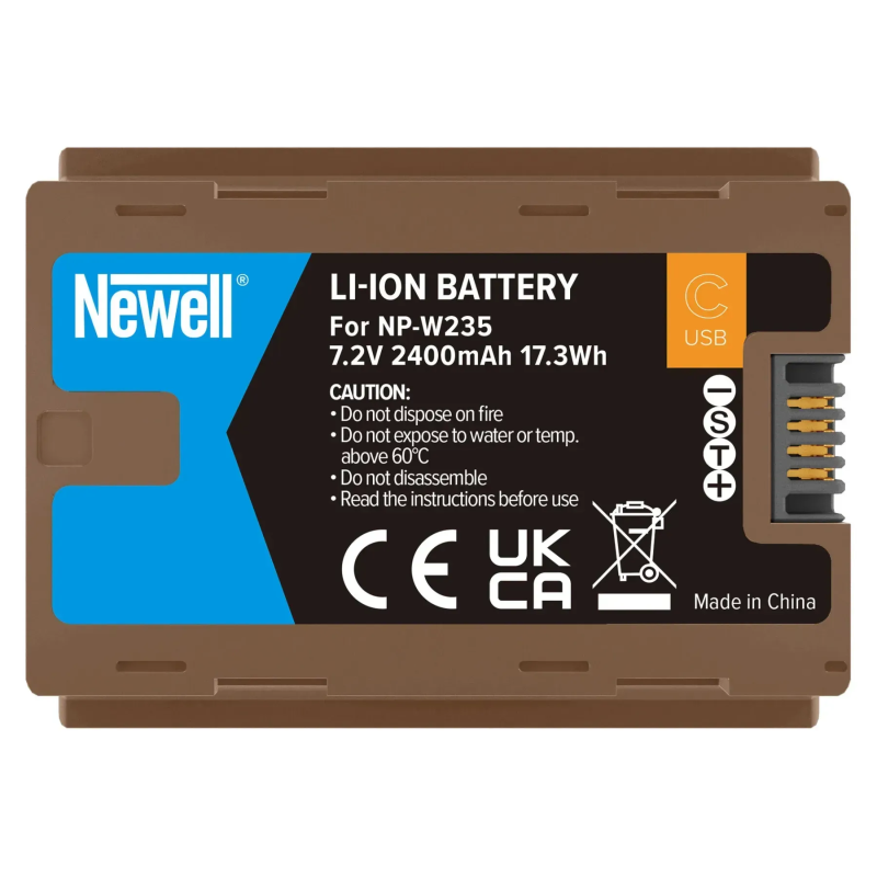 Акумулятор Newell NP-W235 USB-C Battery для Fujifilm (NL3390)
