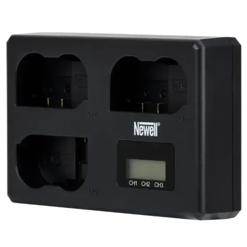 Тройное зарядное устройство Newell TT‑USB‑C для аккумуляторов EN‑EL15 (NL4806)