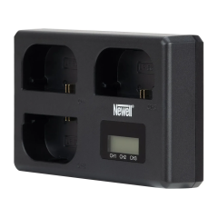 Тройное зарядное устройство Newell TT‑USB‑C для аккумуляторов LP‑E6 (NL4805)
