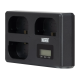 Потрійний зарядний пристрій Newell TT‑USB‑C для акумуляторів LP‑E6 (NL4805)