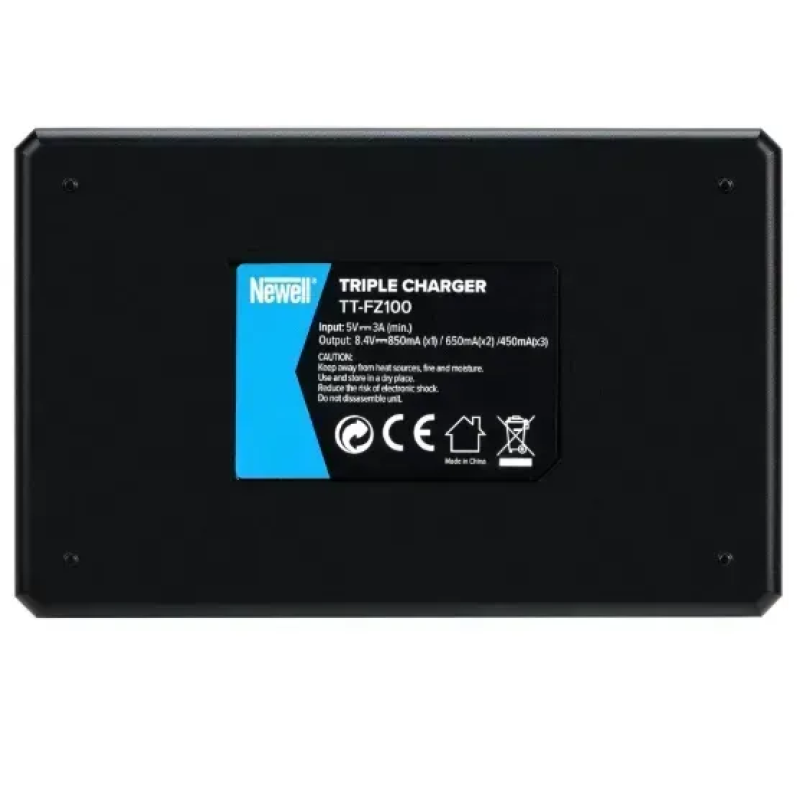 Тройное зарядное устройство Newell TT‑USB‑C для аккумуляторов NP‑FZ100 (NL4803)
