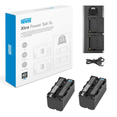Набор двойное зарядное устройство Newell DL-USB-C и два аккумулятора NP-F770 для Sony (NL3015)