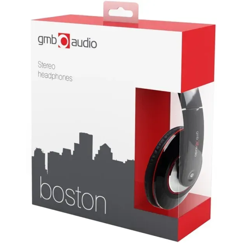 Наушники Gembird Boston MHS-BOS Black/Red