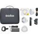 LED світло Godox ML100R Kit4 з тримачем для повербанка (RGB) (ML100R Kit4)