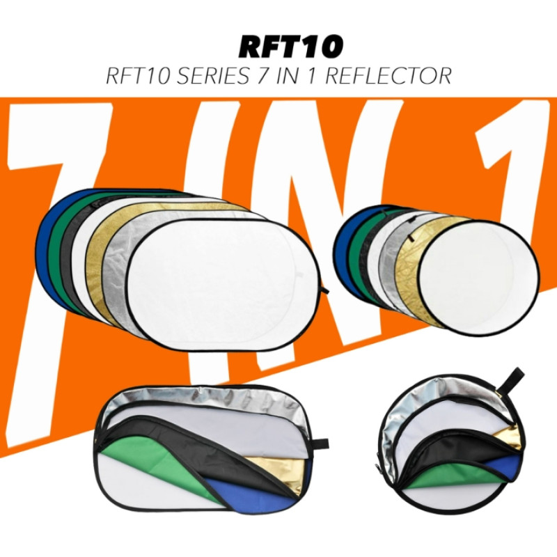 Отражатель света Godox RFT‑10 7‑в‑1 Reflector Disc 150×200 см