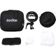 Софтбокс для спалаху Godox SGGV-4040 (40×40 см) з кронштейном S2 і сіткою