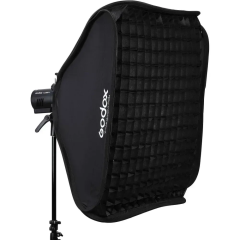 Софтбокс для спалаху Godox SGGV-4040 (40×40 см) з кронштейном S2 і сіткою