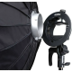 Софтбокс для вспышки Godox SFGV-G5050 "Easy" (50×50 см) с кронштейном S и сеткой