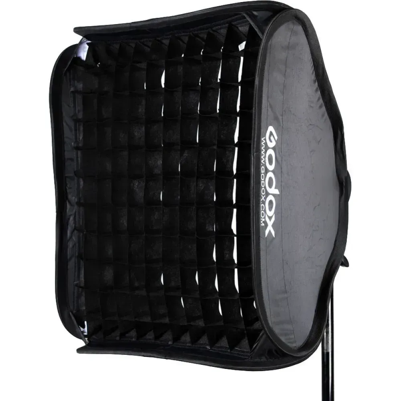 Софтбокс для спалаху Godox SFGV-G6060 "Easy" (60×60 см) з кронштейном S і сіткою