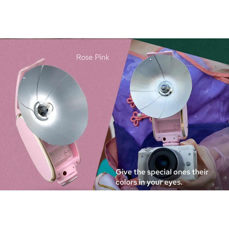 Накамерний спалах Godox Lux Senior Retro Camera Flash (Pink)