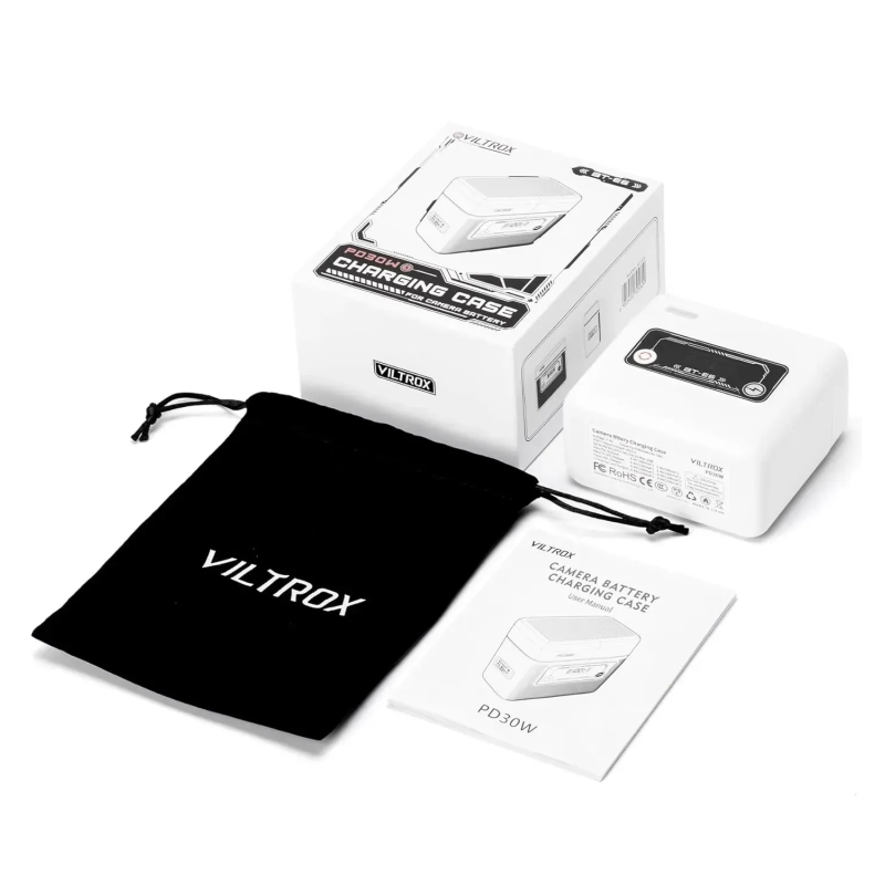 Зарядный кейс Power Bank Viltrox BT-E6 5500mAh для аккумуляторов LP-E6
