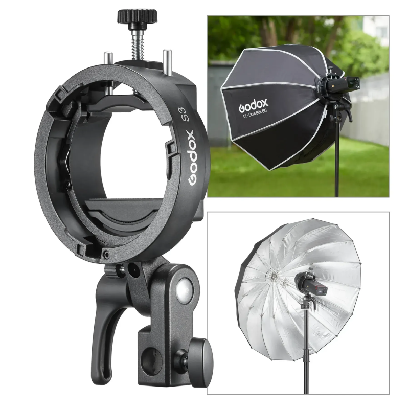 Godox S3 крепление на вспышки для модификаторов с Bowens