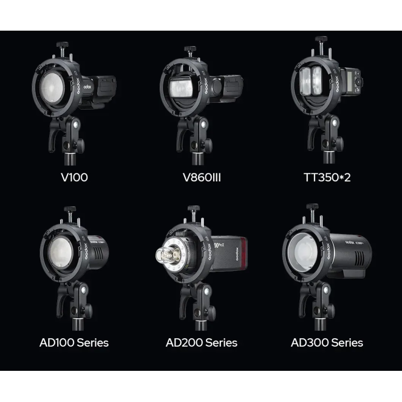Godox S3 крепление на вспышки для модификаторов с Bowens