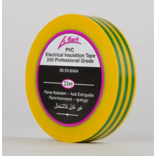 Клейка стрічка Le Mark Advance AT7 PVC Electrical Insulation Tape 007 50mm x 33m Earth (PVC50E007)