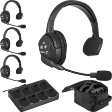 Бездротова інтерком-система Eartec UltraLITE 4S з гарнітурою Single-Ear для 4 персон (Full-Duplex, 1.9 GHz)