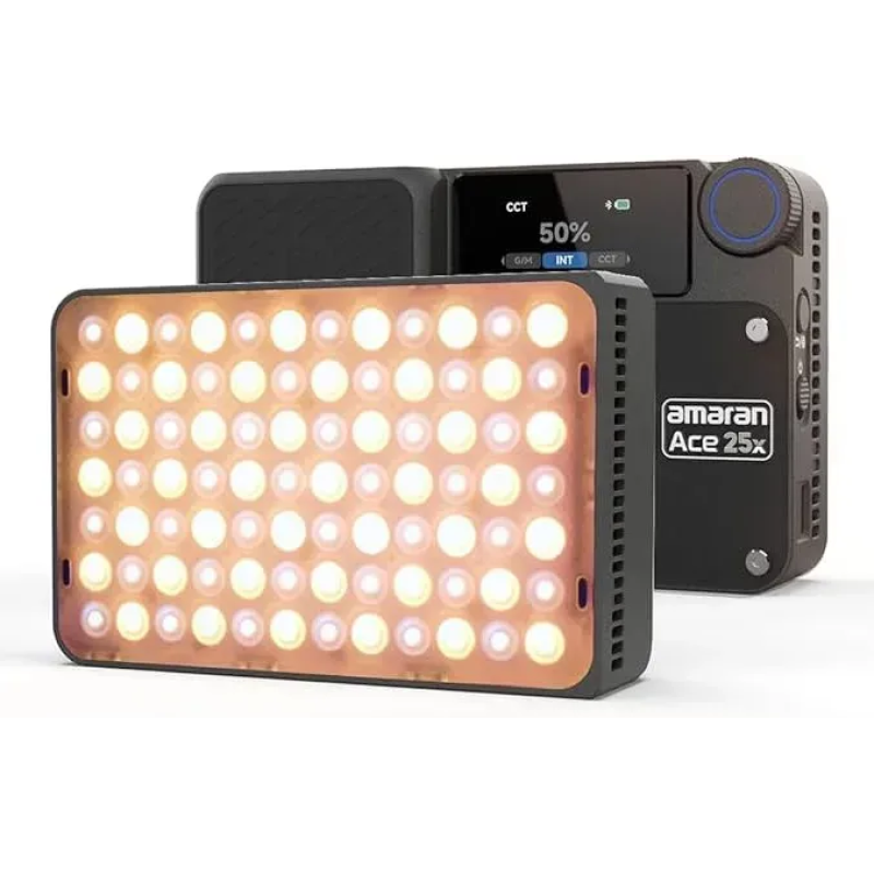 Накамерне LED світло Aputure Amaran Ace 25x (Silver) (Bi-color)