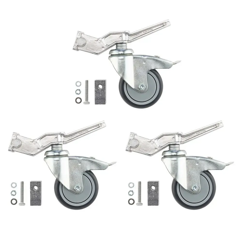 Комплект коліс Avenger A9000N з гальмами (3 шт.) (Silver)