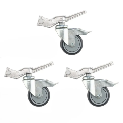 Комплект колес Avenger A9000N с тормозами (3 шт.) (Silver)