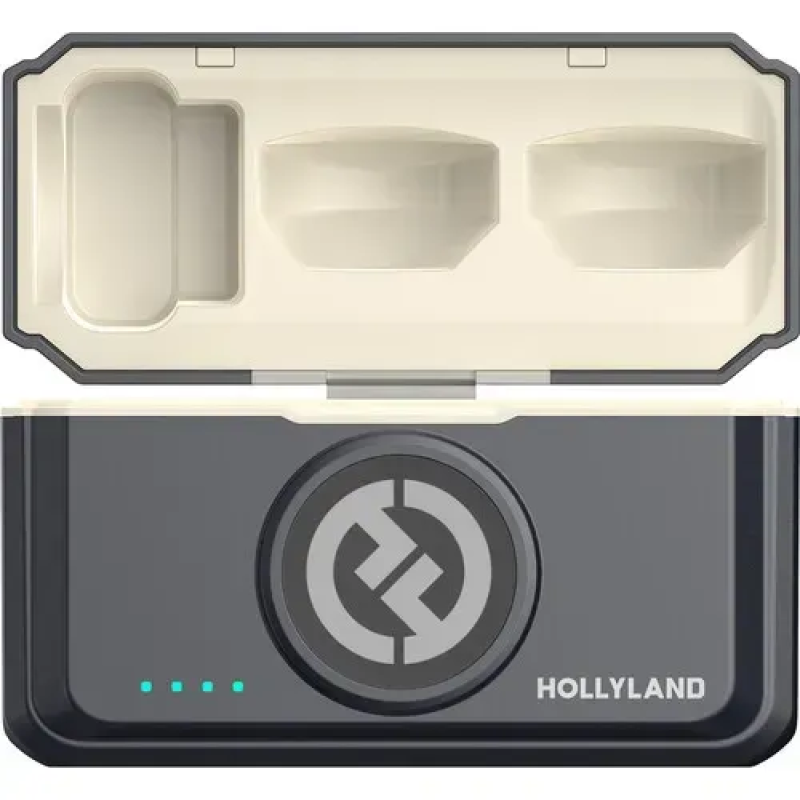 Беспроводная микрофонная система Hollyland LARK M2 Combo (Shine Charcoal) (3.5 мм, USB-C, Lightning)