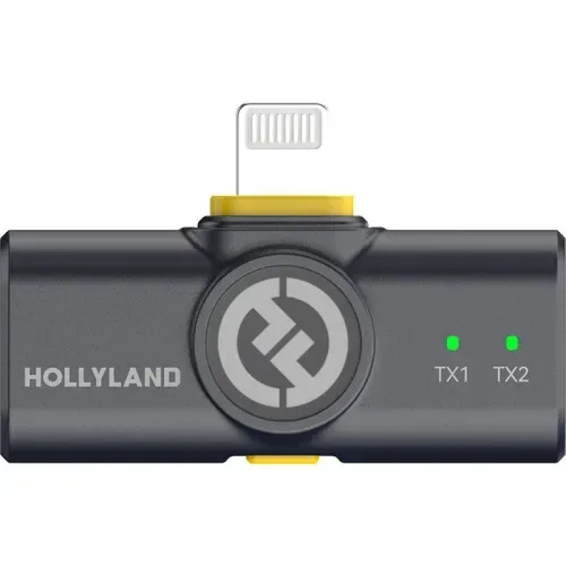Беспроводная микрофонная система Hollyland LARK M2 Combo (Shine Charcoal) (3.5 мм, USB-C, Lightning)