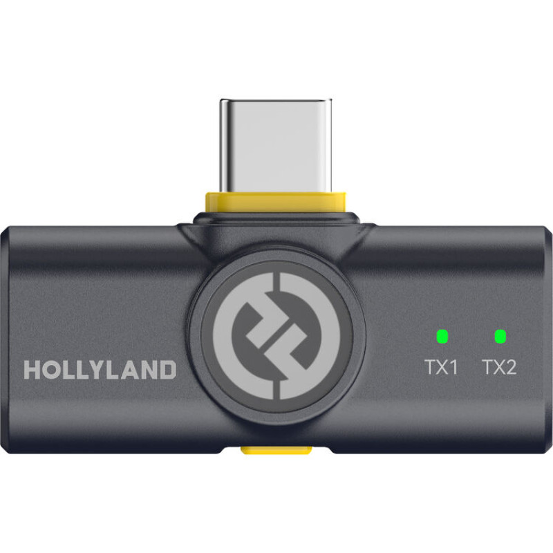 Бездротова мікрофонна система Hollyland LARK M2 USB-C (Shine Charcoal)