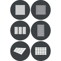 Набір гобо для проекційного кріплення Godox Gobos Set for MG1200Bi Projection Attachment GP-GS4