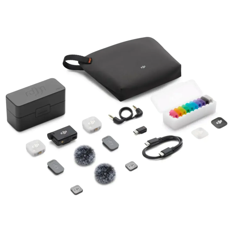 Бездротова мікрофонна система DJI Mic Mini 2 (на 2 персони, 2+1) (3.5 мм, USB-C)