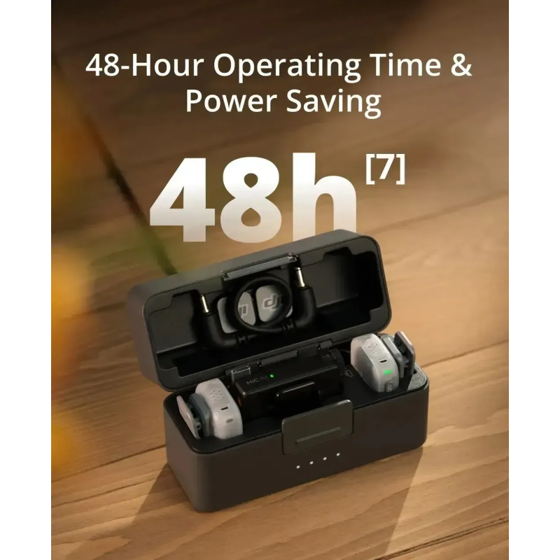Бездротова мікрофонна система DJI Mic Mini 2 (на 2 персони, 2+1) (3.5 мм, USB-C)