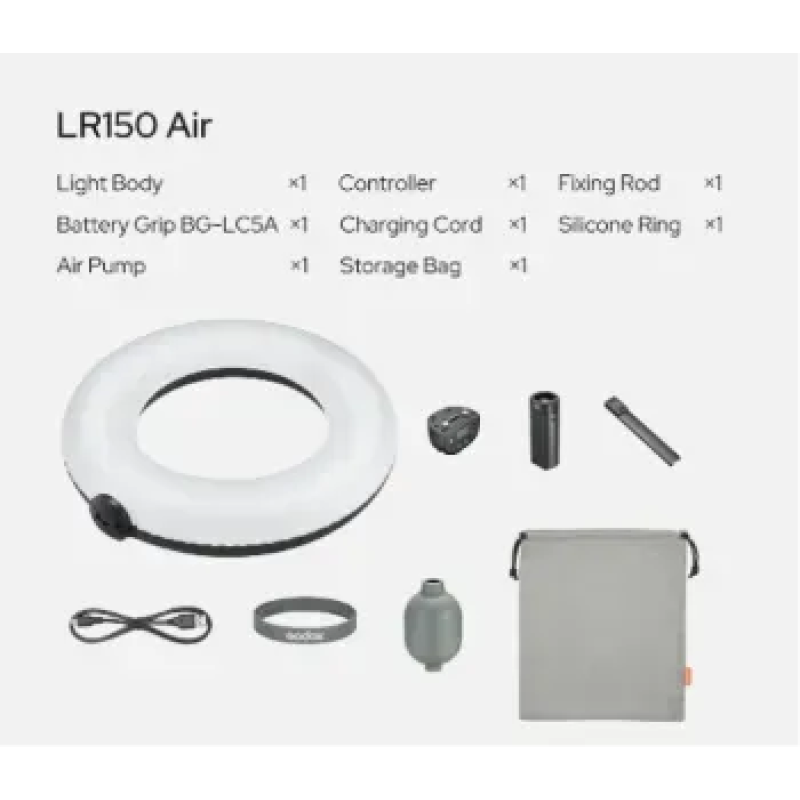 Кільцеве надувне LED-світло Godox LR150 Air